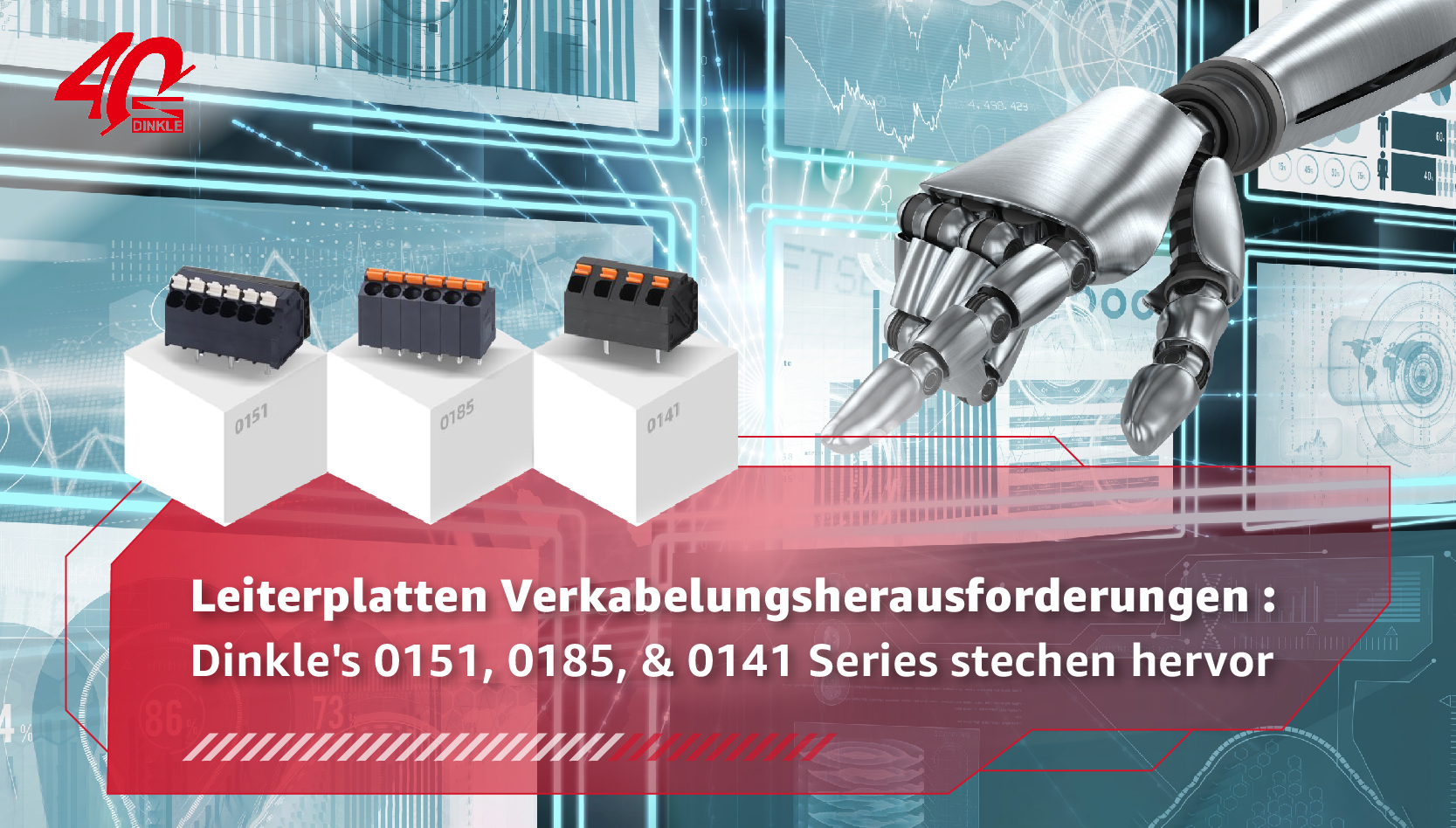 Leiterplatten Verkabelungsherausforderungen: Dinkle's 0151, 0185, & 0141 Series stechen hervor.
