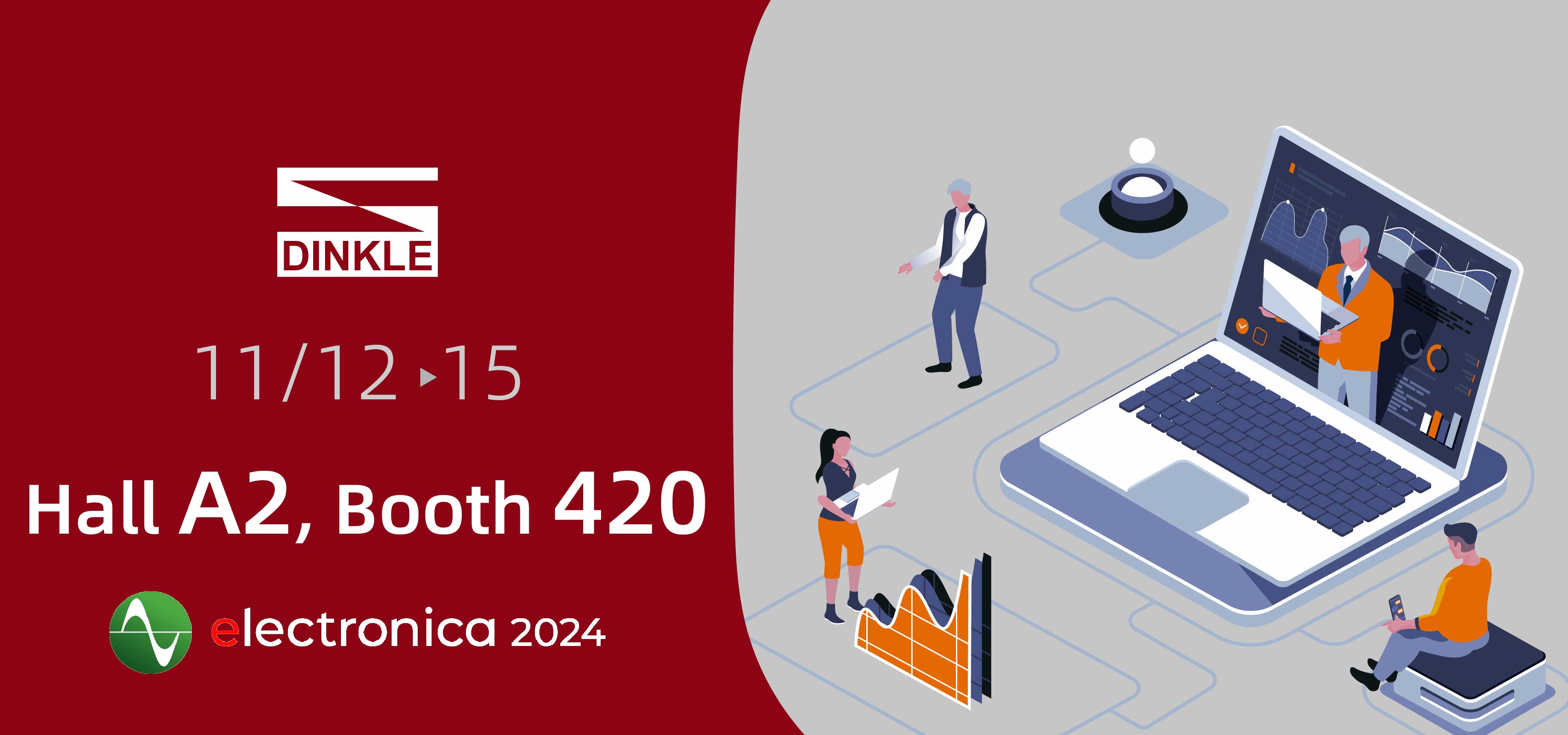 DINKLE drives innovation at Electronica 2024