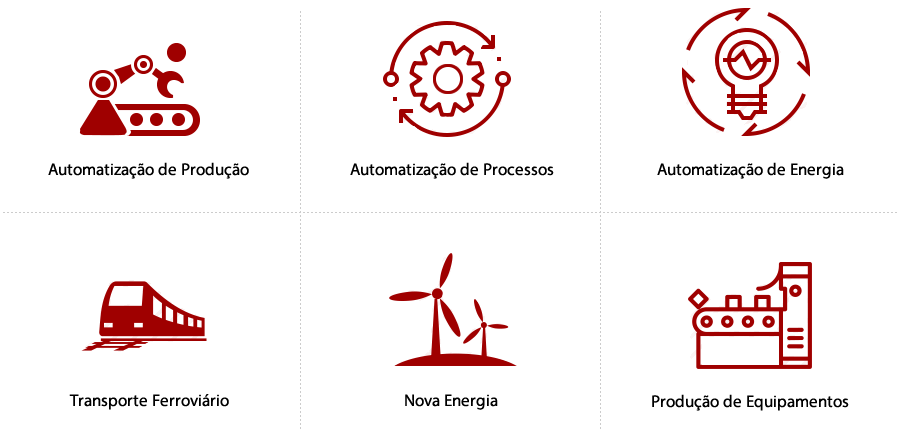 Una amplia gama de nuestros productos se han utilizado en aplicaciones de control industriales.